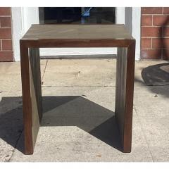 France Sons France Sons Savoye Shagreen Mahogany Side or Cocktail Table - 3807820