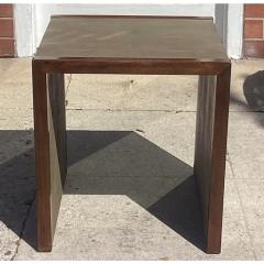 France Sons France Sons Savoye Shagreen Mahogany Side or Cocktail Table - 3807821