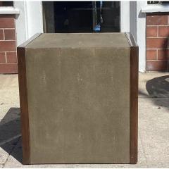 France Sons France Sons Savoye Shagreen Mahogany Side or Cocktail Table - 3807823