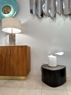 Francesco Buzzi Ceriani Space Age Metal Lacquered Table Lamp by Franco Buzzi Ceriani Italy 1970s - 3128771