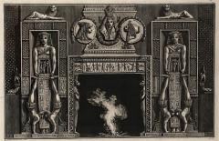 Francesco Piranesi Fireplace Surround 3 Piranesi Engraving Italy Circa 1760 - 1535526