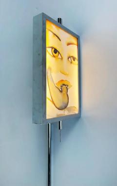 Francesco Rodriguez San Clemente Francesco Clemente Flos Lighting Prototype Wall Light Sculpture Italy - 4058562