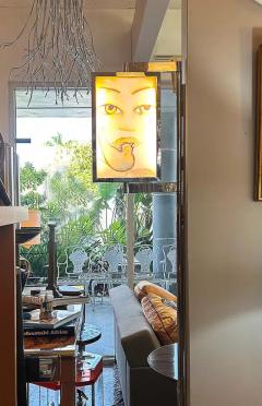 Francesco Rodriguez San Clemente Francesco Clemente Flos Lighting Prototype Wall Light Sculpture Italy - 4058596