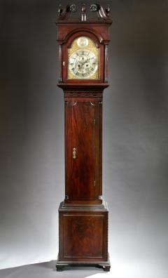 Francis Gottier FRANCIS GOTTIER CHIPPENDALE TALL CASE CLOCK WITH WORKS BY THOMAS WAGSTAFFE - 3013827