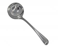 Francis Higgins II Antique Silver Bead pattern Sauce Ladle London 1877 Francis Higgins - 3923560