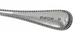 Francis Higgins II Antique Silver Bead pattern Sauce Ladle London 1877 Francis Higgins - 3923563