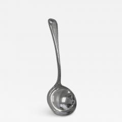 Francis Higgins II Antique Silver Bead pattern Sauce Ladle London 1877 Francis Higgins - 3925796