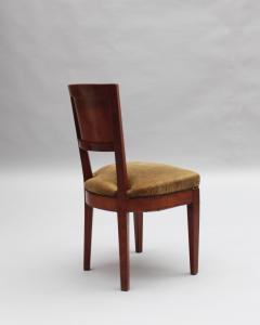 Francis Jourdain 4 Fine French 1930s Walnut side chairs attributed to Francis Jourdain - 4333193