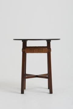 Francis Jourdain Art Deco Beech and Rope Side Table Att to Francis Jourdain - 2833080