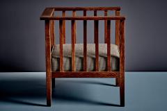 Francis Jourdain Art Deco Oak Spindle Back Lounge Chair attributed to Francis Jourdain - 4760942