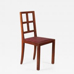 Francis Jourdain Francis Jourdain Set of Six Dining Chairs in Rosewood and Mahogany - 1601802