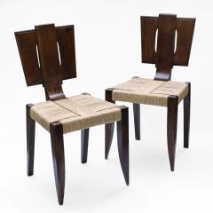 Francis Jourdain Pair of Modernist Chairs 1920s - 683001