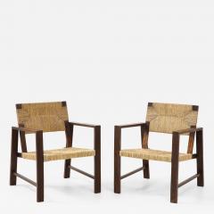 Francis Jourdain Pair of Rope Armchairs France c 1925 - 1742120