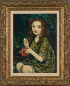 Francis Luis Mora Portrait of a young girl - 802909