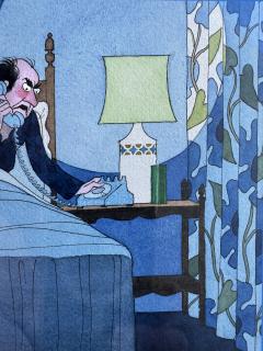 Francis Wilford Smith Sexy Evening in Bed Phone Call Playboy Cartoon Francis Wilford Smith - 4255635