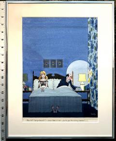 Francis Wilford Smith Sexy Evening in Bed Phone Call Playboy Cartoon Francis Wilford Smith - 4255638