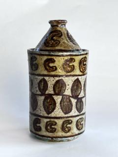 Francisco Brennand Francisco Brennand Covered Vessel with Leaf Motif 1990 s Brazil - 4518559