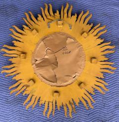 Francisco Hurtado Monumental Francisco Hurtado Carved Sunburst Wall Mirror - 4614940