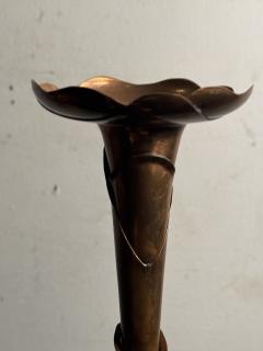 Francisco Rebajes TRIO OF HAND SCULPTED COPPER CANDLESTICKS ATTRIBUTED TO FRANCISCO REBAJES - 4319315