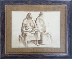 Francisco Zuniga 1967 Francisco Z iga Pastel Drawing Mother Child Provenance Sothebys NY - 4397142