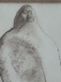 Francisco Zuniga 1967 Francisco Z iga Pastel Drawing Mother Child Provenance Sothebys NY - 4397225