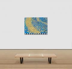 Francks Deceus Spring Break Afternoon 3 Allegorical Painting on Canvas Yellow and Blue - 3824493