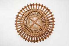 Franco Albini Bamboo and Rattan Ottoman by Franco Albini attr Italy 1960s - 3058245