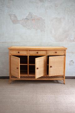 Franco Albini Bamboo and Rattan Sideboard 1970s - 4688046