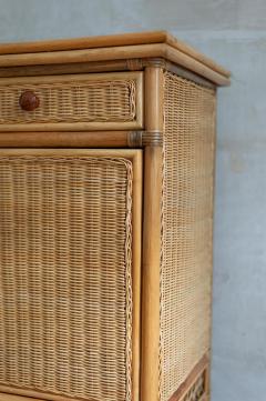 Franco Albini Bamboo and Rattan Sideboard 1970s - 4688048