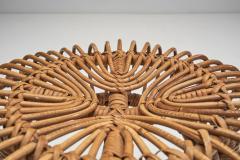 Franco Albini Bamboo and Rattan Stool by Franco Albini attr Italy 1950s - 2970003