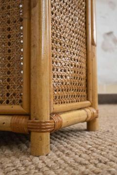 Franco Albini Bamboo and Rattan Umbrella Stand by Franco Albini 1960s - 4330593