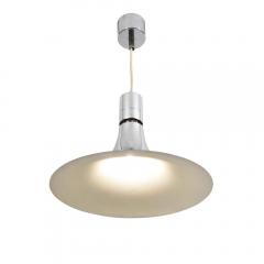 Franco Albini CHROME METAL SUSPENSION LIGHT DESIGNED BY FRANCO ALBINI - 1761290