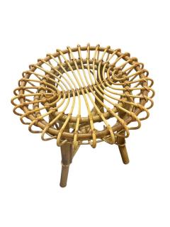 Franco Albini Franco Albini Bamboo Stool 1960s Italy - 4117478