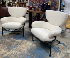 Franco Albini Franco Albini Pair of Tre Pezzi Armchairs Italy 1960s - 2751983