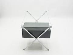 Franco Albini Franco Albini glass wood chrome desk for Knoll International 1950 - 1025898