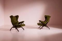 Franco Albini Franco Albini pair of 1st edition Fiorenza armchairs by Arflex Italy 1952 - 4117439