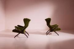 Franco Albini Franco Albini pair of 1st edition Fiorenza armchairs by Arflex Italy 1952 - 4117440