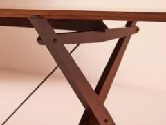Franco Albini Franco Albini teak dining Table Model TL2 Cavalletto for Poggi Italy 1950s - 3473148