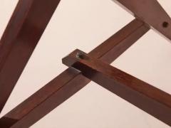 Franco Albini Franco Albini teak dining Table Model TL2 Cavalletto for Poggi Italy 1950s - 3473263