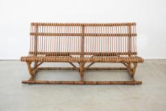 Franco Albini ITALIAN BAMBOO BENCH PAIR AVAILABLE  - 1954585