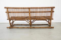 Franco Albini ITALIAN BAMBOO BENCH PAIR AVAILABLE  - 1954586