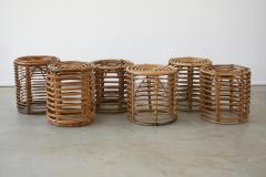 Franco Albini ITALIAN BAMBOO STOOLS - 1954542