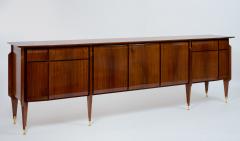 Franco Albini Important 95 Italian Cabinet in Rosewood 1950s - 3972236