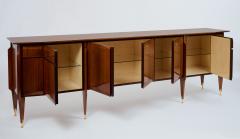 Franco Albini Important 95 Italian Cabinet in Rosewood 1950s - 3972242