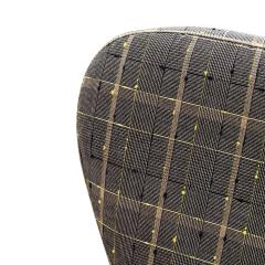 Franco Albini Mid Century Franco Albini Fiorenza Graphite blue Wool Ash Italian 1950 Armchair - 4420963