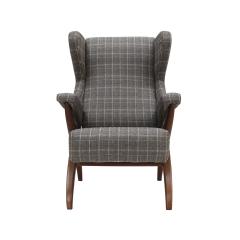 Franco Albini Mid Century Franco Albini Fiorenza Graphite blue Wool Ash Italian 1950 Armchair - 4420965