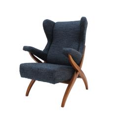 Franco Albini Mid Century Modern Fiorenza Italian Armchairs Designed By Franco Albini 1950 - 4219813