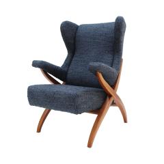 Franco Albini Mid Century Modern Fiorenza Italian Armchairs Designed By Franco Albini 1950 - 4219817