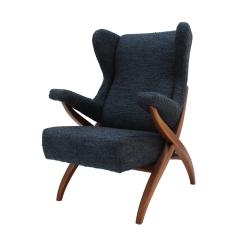 Franco Albini Mid Century Modern Fiorenza Italian Armchairs Designed By Franco Albini 1950 - 4219819