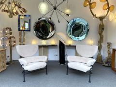 Franco Albini Pair of Armchairs PL19 by Franco Albini for Poggi Italy 1960s - 2771062